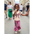 thumbnail image 4 of BemeyourBBs Infant Baby Girl Hunting Clothes Toddler Baby Girls Summer Clothes 2 Pieces Outfit Bow Printed T Shirt with Jungle Camo Bell Bottom Flare Pants Set Headband, 4 of 9