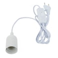 thumbnail image 3 of E27 Power Cord Screw Base Lamp Holder LED Pendant Light Head With 303 Switch Extent Cable Bulb Socket, 3 of 12