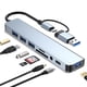 thumbnail image 1 of Hub USB C TIEDXIOY 8 en 1 USB 3.0 con lector de tarjetas SD/TF, 1 of 9