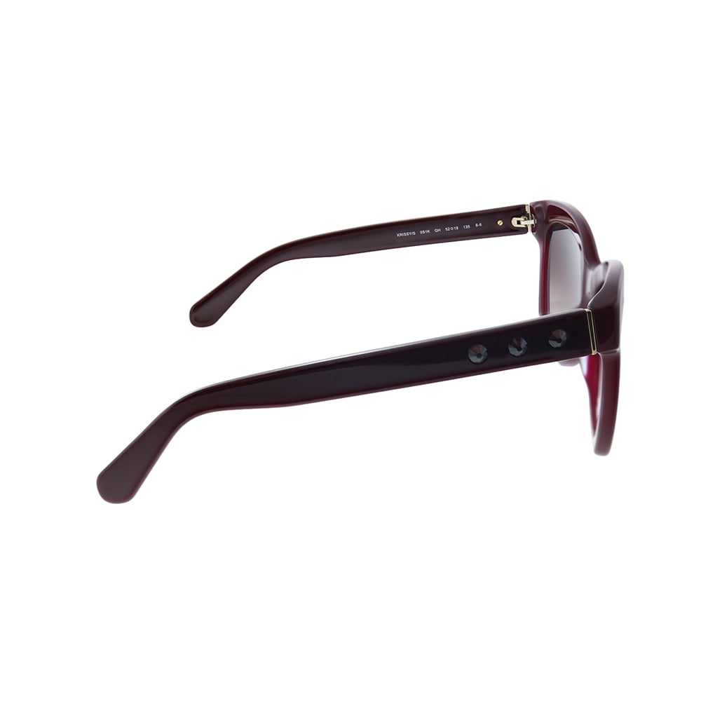 Kate Spade Krissy/S Plastic Womens Square Sunglasses Burgundy 52mm Adult