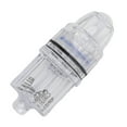 thumbnail image 1 of Underwater Fish Light, 2 Waterproof Rings Deep Drop Fishing Light Battery Powered Transparent  For Trolling White,Red,Blue,Green, 1 of 8