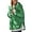 Green, variant on Womens Quilted Puffer Jacket Hooded Long Sleeve Zip Up Winter Coat Lightweight Warm Jackets with Pockets