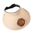 thumbnail image 1 of Sombrero de ventilador con visera ajustable marrón jinwen, 1 of 5