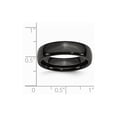 thumbnail image 2 of Black Ceramic 6mm Polished Band Ring - Size 9.5, 2 of 2