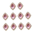 thumbnail image 2 of Botones de diamantes de imitación Sunnimix 20x adornos de espalda plana NUEVO, 2 of 8
