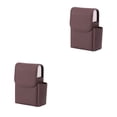 thumbnail image 2 of jesticaly Easy To Close And Open PU Cigarette Case For Business Cards Business Card Case Cigarette Cases Woven brown 2Set, 2 of 6