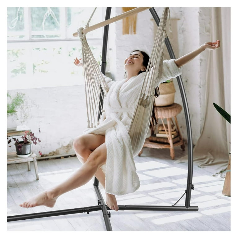 Hammock c stand solid steel construction for hammock air porch swing chair online