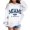 White, variant on Girls Boys Graphic Hooded Sweatshirt, Long Sleeve Soft Pullover Top with Pockets, Trendy Miami Letter Printed Casual Kids Clothes, Cute Preppy Tops