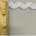 thumbnail image 2 of 1/2" Large Scroll Braid Gimp Trimming - 12 Yards! - Color: White, 2 of 2