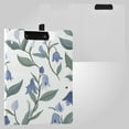 thumbnail image 2 of Watercolor Bluebell Flowers Foldable Binder Folder Clipboard with Pen Slot Double Clips A4 Size File Storage, 2 of 8