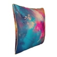 thumbnail image 2 of Fotbe Colorful Lightbulb Abstract Pattern Velvet Decorative Throw Pillow Covers with Elegant Piping, Soft Plush Cushion Cover for Sofa, Bed, Car, Office-20"x20", 2 of 8
