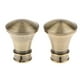 thumbnail image 2 of 2 varillas decorativas para cortinas de ventana, diámetro interior de 28 mm. Cuerno Bronce, 2 of 6