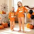 thumbnail image 2 of Evdexr Halloween Matching Pajamas for Family Long Sleeve Crew Neck Shirts & Pajama Pants 2 Piece Sets 2026 Ghost Pumpkin Holiday Print Sleepwear Lightweight Breathable Outfits 8 Years, 2 of 8