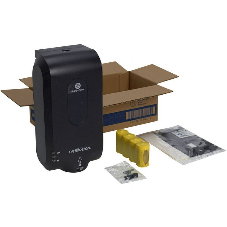 enMotion Gen2 Automated Touchless Soap & Sanitizer Dispenser - Automatic - Wall Mountable, Touch-free - Black - 1 / Carton