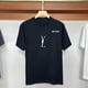 thumbnail image 2 of Camisetas y blusas de marca de lujo Camiseta de gran tamaño Ropa para hombre Camiseta de manga corta en blanco y negro, 2 of 5
