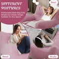 thumbnail image 5 of YINIX Corduroy Bean Bag Chair with Side Pocket for Adults,Pink, 5 of 7