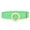 Green, variant on Belts for Women, Women Solid Woven Elastic Casual Summer Belt Stretch Belt with Wooden Buckle Womens Belt Green One Size