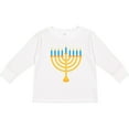 thumbnail image 3 of Inktastic Hanukkah Chanukah Menorah Boys or Girls Long Sleeve Toddler T-Shirt, 3 of 5