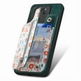 thumbnail image 3 of For Xiaomi Poco X4 Pro 5G Retro Painted Zipper Wallet Back Phone Case(Green),iPhone 16 Pro Max, 3 of 7