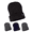 BLACK, variant on Heat Men's Sherpa Lined Knit Hat, Black