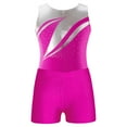 thumbnail image 3 of Alvivi Leotards for Girls Gymnastics Sleeveless Bodysuit with Shorts Ballet Dance Unitard Practice Outfits Rose 10, 3 of 7