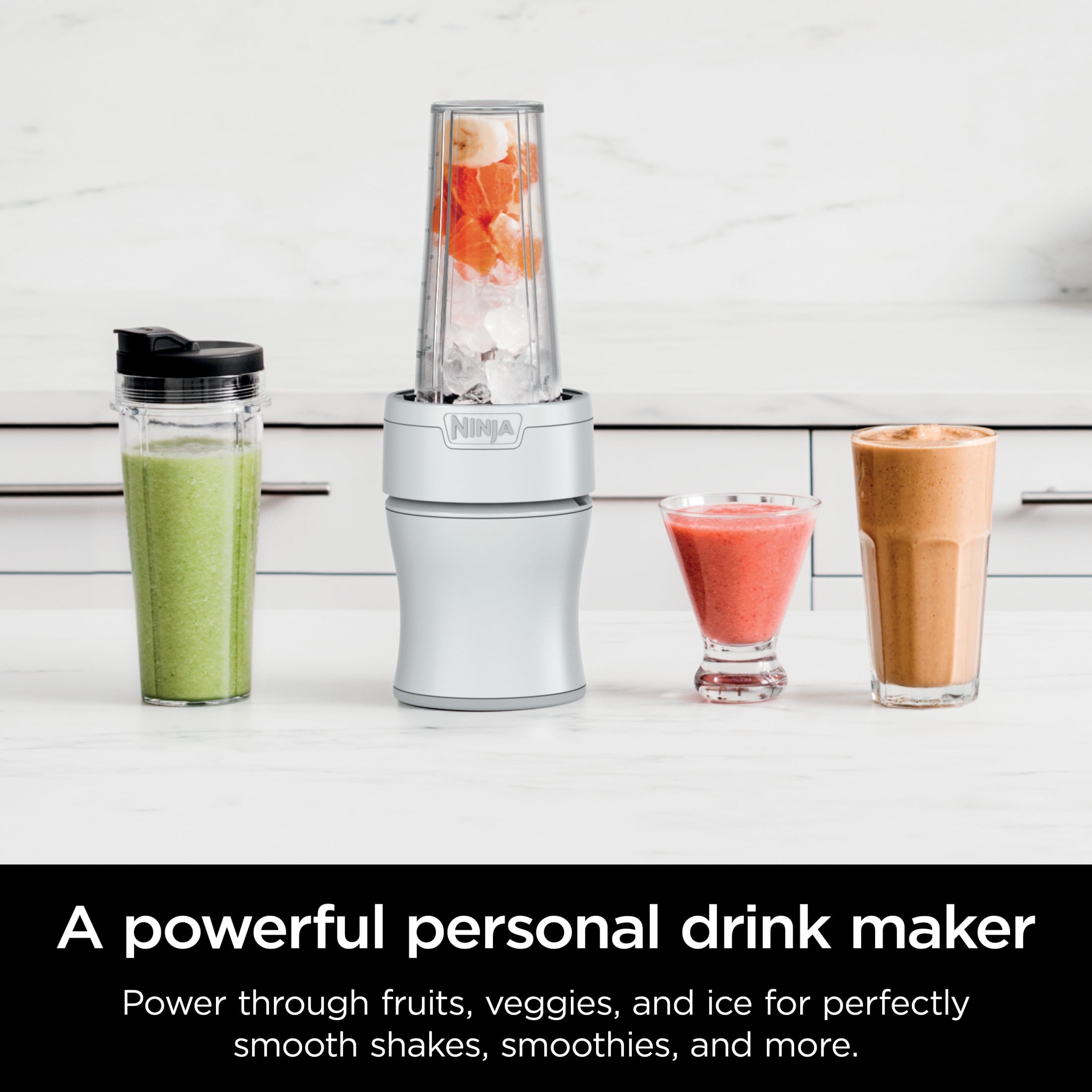 Ninja® Nutri-Blender 700-Watt Personal Blender, (2) 20 oz