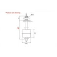 thumbnail image 2 of 220V High Temperature Stainless Steel Floating Ball Switch Liquid Position Switch Water Level Switch Water Level Controller, 2 of 2