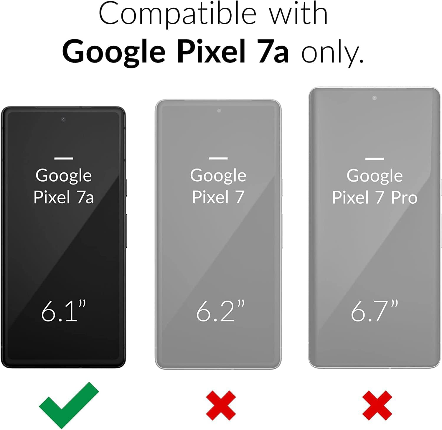  Google Funda Pixel 7a - Funda de silicona duradera para  teléfono Android - Nieve : Celulares y Accesorios