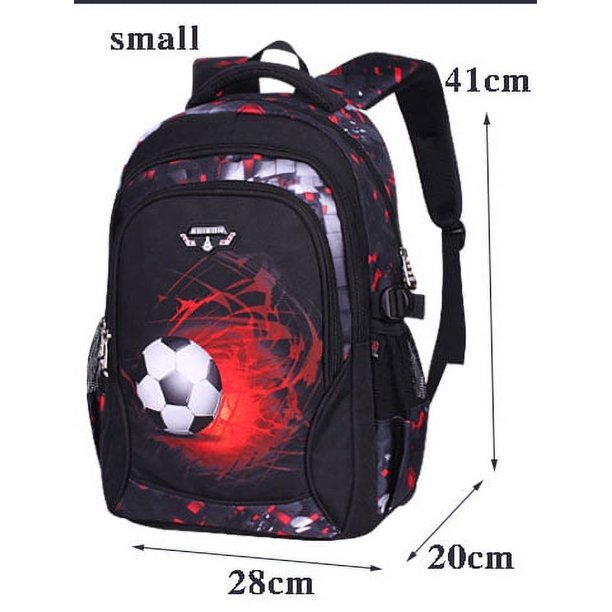 printing football schoolbag child anime backpack travel bag soccers school bags for teenage boys mochila escolar infantil menino