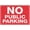 Warning Sign 2, variant on No Public Parking Reflective Aluminum Sign - 8"x12", UV Protected, Waterproof, 4 Pre-Drilled Holes - Private Lot, Office, Business, Residential Area