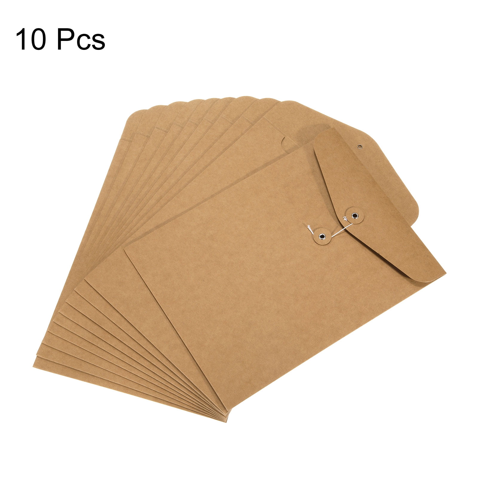 Unique Bargains Durable String File Folders Document Letter Organizer Holder 10 Pcs