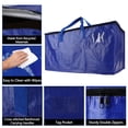 thumbnail image 4 of Demiwise Paquete de 8 bolsas impermeables para mudanzas con cremalleras fuertes y asas reforzadas, 100 lbs. Bolsas de almacenamiento grandes extra resistentes para embalaje y almacenamiento en mudanza, 4 of 5