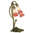 thumbnail image 6 of 16"H White Pond Lily 3 Lt Accent Lamp, 6 of 7
