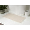 Large (18'' x 36'') Slip-Resistant Rubber Bath Tub Mat in Bone