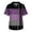 Purple, variant on Men's Scrub Tops Short Sleeve V Neck Healthcare Uniform Tops Medical Uniform Shirts with Chest Pocket Striped Purple M