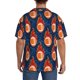 thumbnail image 3 of Fotbe American Football and Fire Flames Camisa Estampada de Manga Corta para Hombre, Casual de Verano, Estilo Playero, Sin Arrugas-3X-Large, 3 of 5