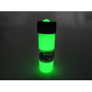 Glow On Super Phosphorescent water-based acrylic paint, green color and green glow , medium 4.6 ml Vial.