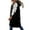 Black, variant on LYXSSBYX Vest for Women Women Warm Pocket Vest Coat Long Jacket Winter Sleeveless Down Parkas