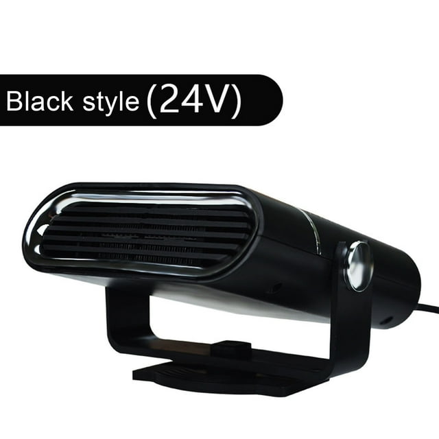 Xihbxyly Calentador de Coche de 12 V/24 V, Función de Descongelación Silenciosa, Calentamiento Rápido para Invierno, Ventilador Portátil para Verano, Fácil Instalación En El Tablero, Apto para Coches