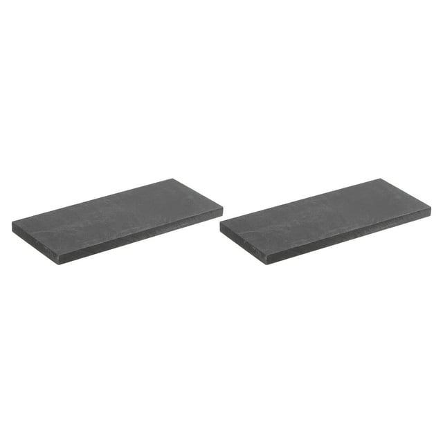 Grafito Bloque Lingote Rectángulo Grafito Electrodo Placa Tablero 100x40x5mm para Fusión Fundición, Electrólisis Galvanizado, Paquete de 2