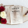 thumbnail image 4 of Koyal Wholesale Earthy Watercolor Wedding Advice & Well Wishes Guest Book Cards for Bride and Groom, 56 Pack, 4 of 5