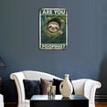 thumbnail image 3 of Funny Sloth Metal Tin Sign, Vintage Jungle Wall Decor, Retro Bathroom Wall Art Plaque, Cute Animal Restroom Sign, 8 x 12 Inch, 3 of 6