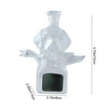thumbnail image 4 of Xqxayjr under $5 4Pcs Owl Whiskey Bottle, Owl Shaped Glass Whiskey Bottle,High Borosilicate Glass Liquor Decanter,300ml Animal Shaped Alcohol Bottle,Decorative Whiskey Decanter with Stopper, 4 of 9