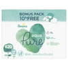 Pampers Aqua Pure Natural Sensitive Baby Wipes, 10 Pop-Top Packs + Bonus, 620 Total Wipes
