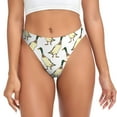 thumbnail image 1 of Balery Mallard Ducks Tangas de Algodón para Mujer con Estampado – Ropa Interior Sexy, Transpirable, G-string-3X-Large, 1 of 6