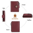 thumbnail image 5 of FALAN MULE Small Wallet for Women Leather Bifold Compact Small Womens Wallet with RFID Blocking, 5 of 7