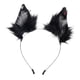 thumbnail image 5 of Diadema de orejas para Halloween, decoración, regalos, artículos para fiestas, disfraz de fiesta, tocado Gris Negro, 5 of 9