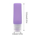 thumbnail image 2 of Xinwennn Silicone Travel Dispensing Bottle Shampoo Cosmetics Dispensing Bottle Travel Set Dispensing Bottle Silicone Liquid Packaging Bottle Facial Toning Devices, 2 of 3