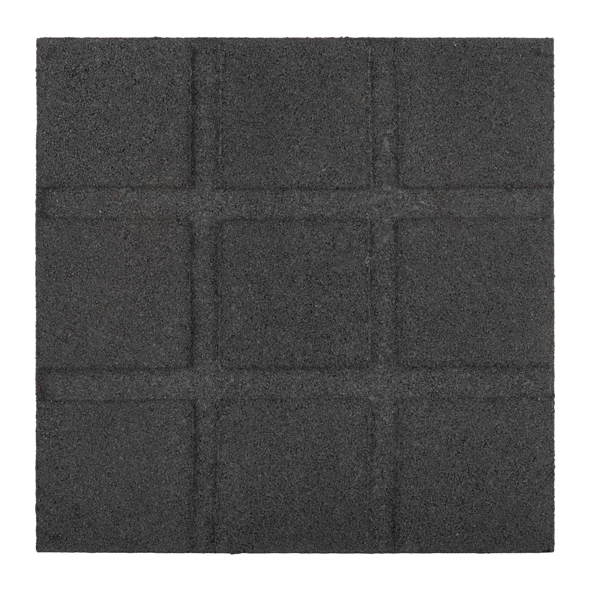 Pure Garden Rubber Deck Tiles 8-Pack - 28SQFT Outdoor Flooring Pavers, Gray
