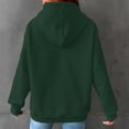 thumbnail image 5 of COMVALUE Womens Hoodies Cute Cat Print Pullover Sweaters With Pockets Oversized Casual Sweatshirts Fall Long Sleeve (Dark Green, M), 5 of 6